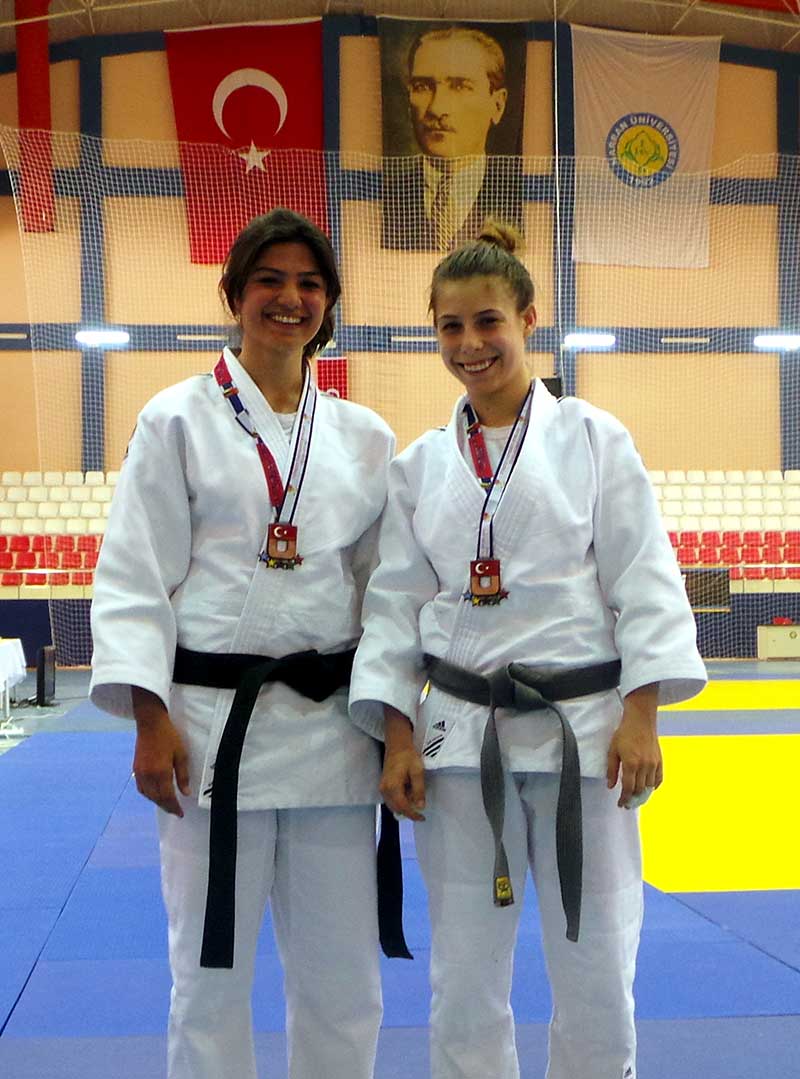 Türkiye Üniversiteler Judo Şampiyonası Judo da iki madalya